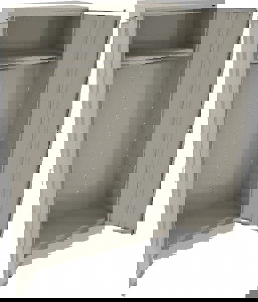 2 Shelf Wardrobe Storage Cabinet